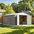 Patiowell 10 x 12 FT Metal Storage Shed by Patiowell