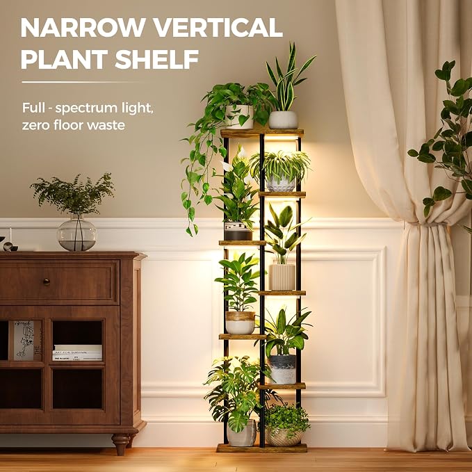 Bamworld Plant Stand with Grow Light - Image 5