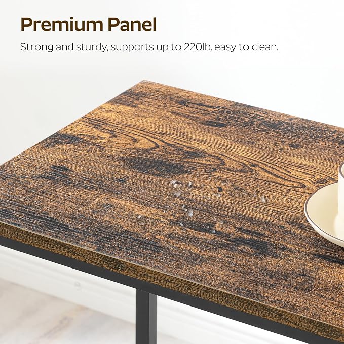 70.8" Long Bar Table, Counter Bar Height Table, High Top Table, Rectangular - Image 5