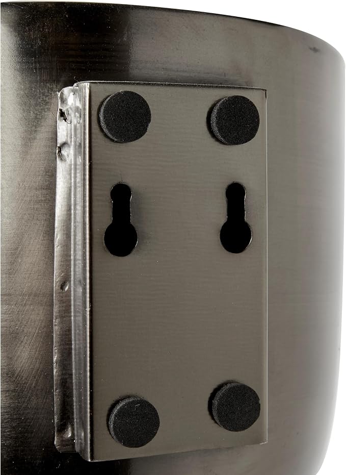 Deco 79 Metal Indoor Outdoor Wall Planter Indoor Outdoor Floating Hanging - Image 4