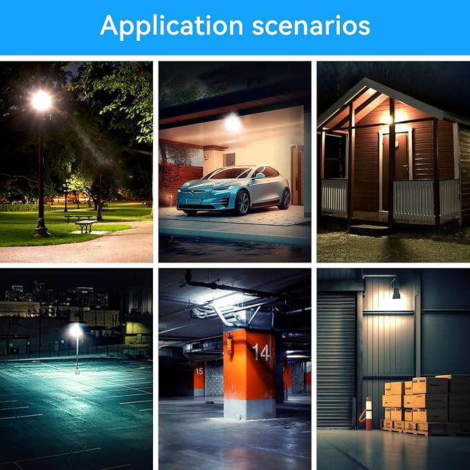 4Pack-60W LED Flood Light Outdoor, 6600lm LED Work Light - Image 6