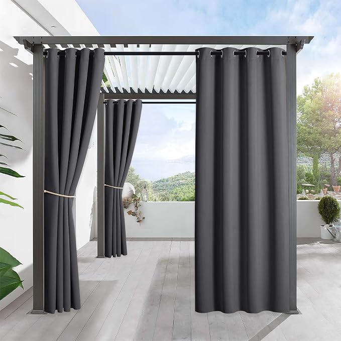 RYB HOME Waterproof Outdoor Curtains by RYBHOME