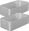 2 Pack Tall 8x3FT Corrugated Galvanized Steel Raised Garden Bed Outdoor by CATMANOR