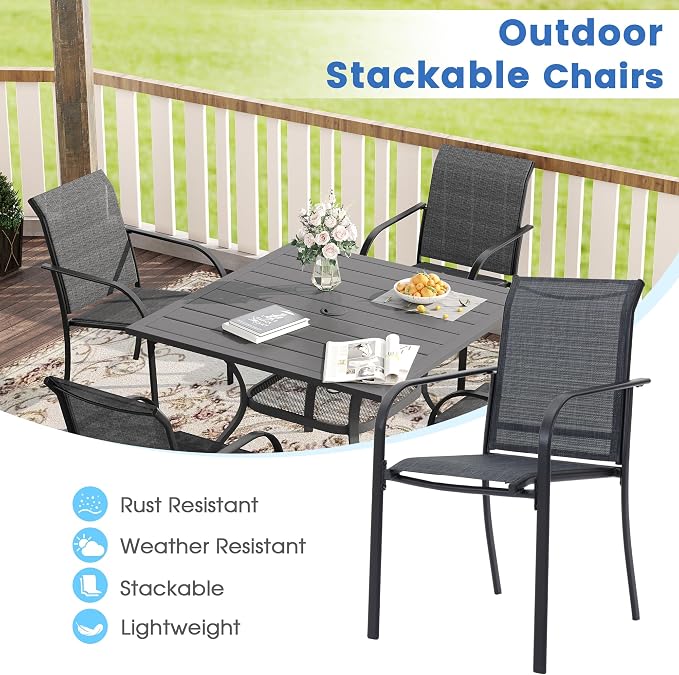 VICLLAX 7 Pieces Patio Dining Set - Image 6