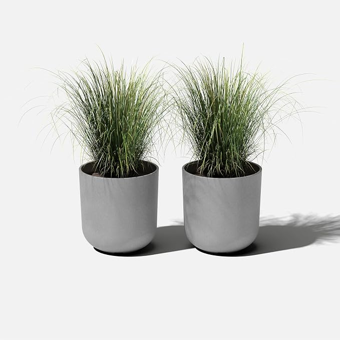 Veradek Round Lima Plastic Planter Pots - Image 8