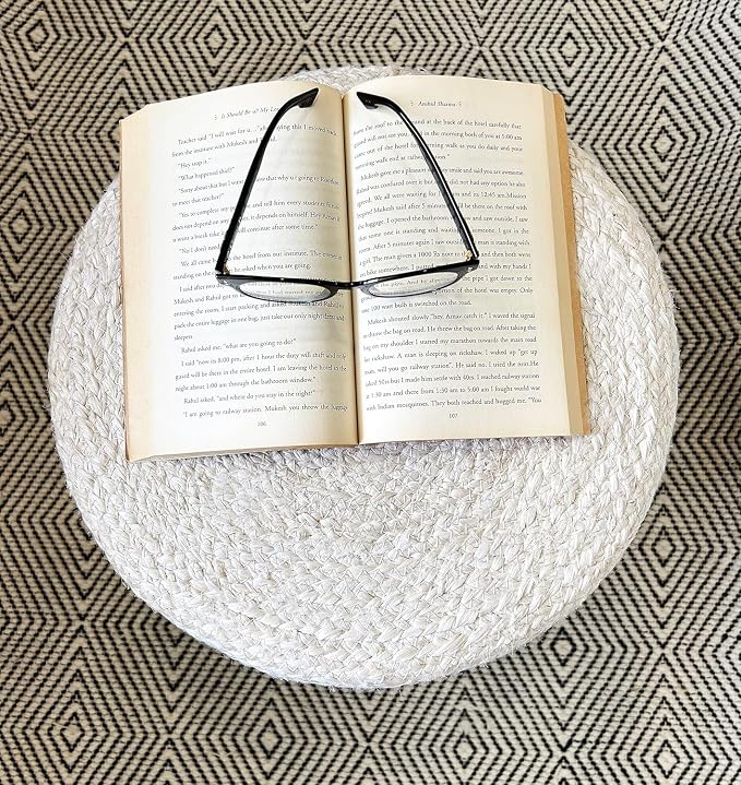 S & L Homes Pouf Ottoman - Image 8