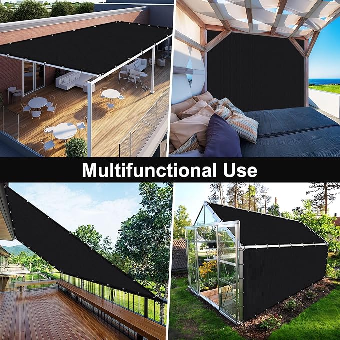 Artpuch 90% Sun Shade Cloth, 10 x 12 FT Pergola Shade Cover Canopy - Image 8