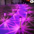 Christmas Solar Lights Outdoor 10 Pack Solar Pathway Lights Outdoor Halloween by Gorrzai