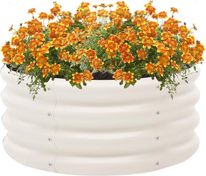 2-Pack 2x1ft Galvanized Raised Garden Bed, Outdoor Planter Bed, Metal Planter - Image 8