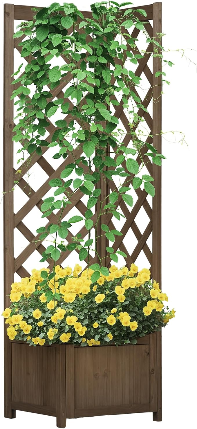 Outsunny Wooden Raised Garden Bed by Outsunny