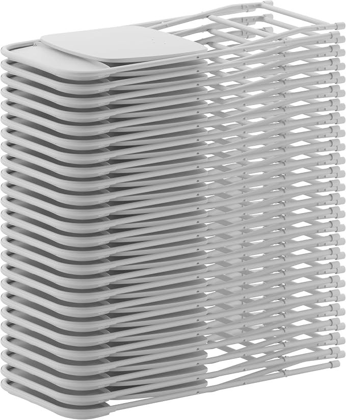 Flash Furniture Hercules Set of 10 Indoor/Outdoor Heavy-Duty Plastic Folding - Image 18