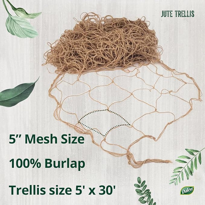 Dalen Jute Trellis for Vining Crops - Image 2
