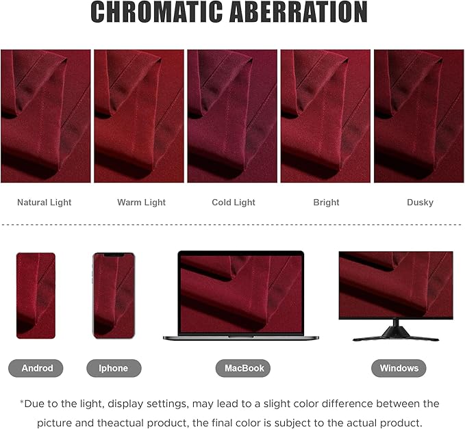 BONZER Outdoor Curtains for Patio Waterproof Thick Privacy Wide Grommet Light - Image 5