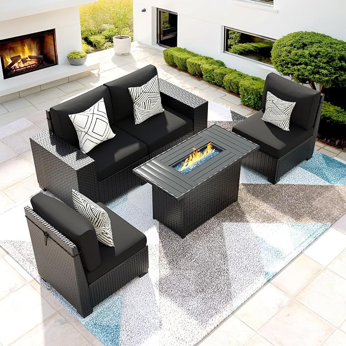 5 Piece Patio Furniture Set by VonzoyHome