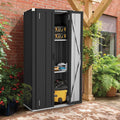 AECOJOY Outdoor Storage Cabinet, Outdoor Cabinets Waterproof by AECOJOY
