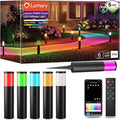 Lumary 6 Pack Smart Pathway Lights 2100LM, RGBAI/Cool/Warm White, Aluminum by Lumary