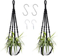 Augshy Macrame Hanging Planter, 2 Pack Hanging Planters by Augshy