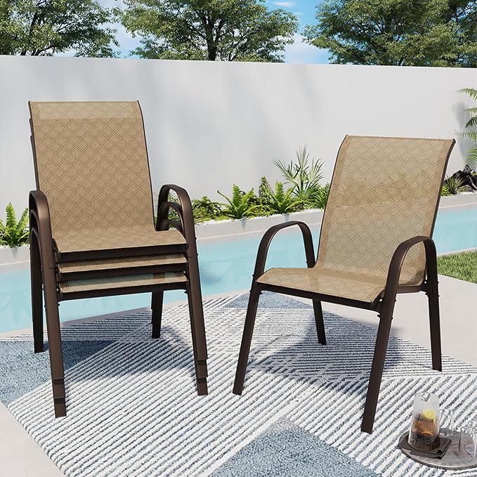 SWITTE Patio Chairs Set of 4 - Image 2