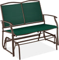 Best Choice Products 2-Person Outdoor Patio Swing Glider Steel Bench Loveseat by BestChoiceProducts