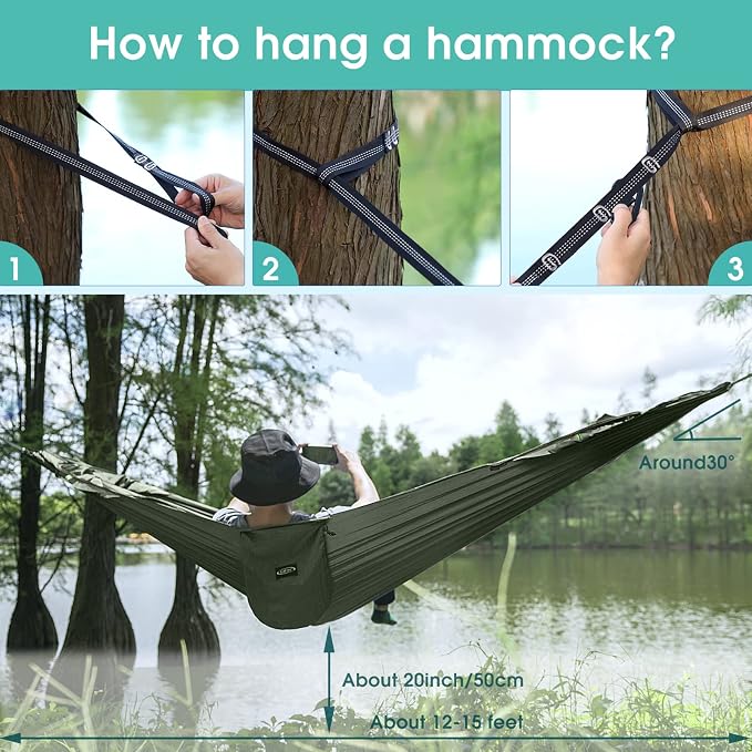 G4Free Large Camping Hammock - Image 7