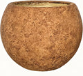 10 H x 14" Dia Round Fiberstone Planter by Panlaolao