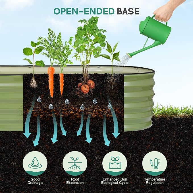 Galvanized Raised Garden Bed - Image 5