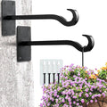 Qiang Ni Bird Feeder Hanger: 8-Inch Wall-Mounted Plant Bracket Outdoor by QiangNi