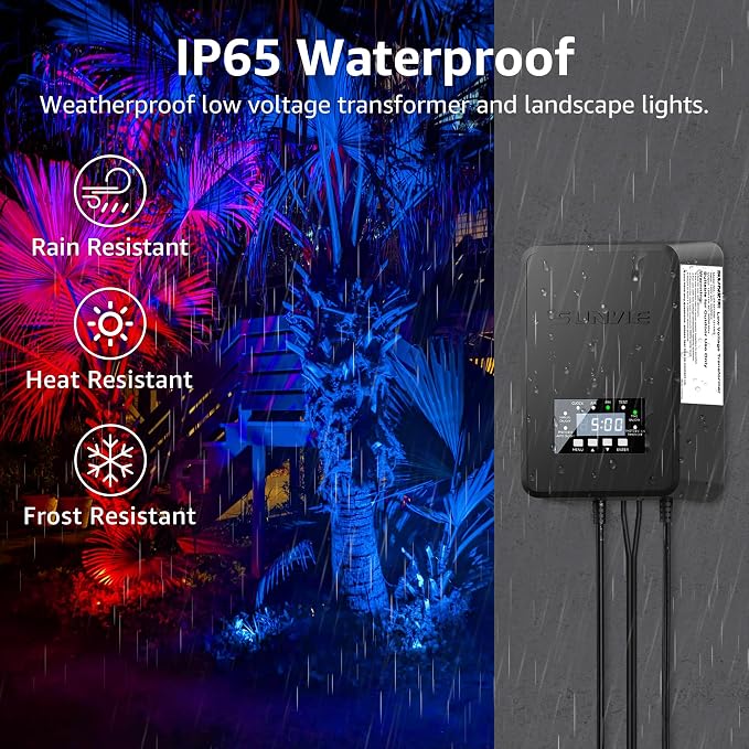 SUNVIE 12 Pack RGBW Color Changing Landscape Lights - Image 5