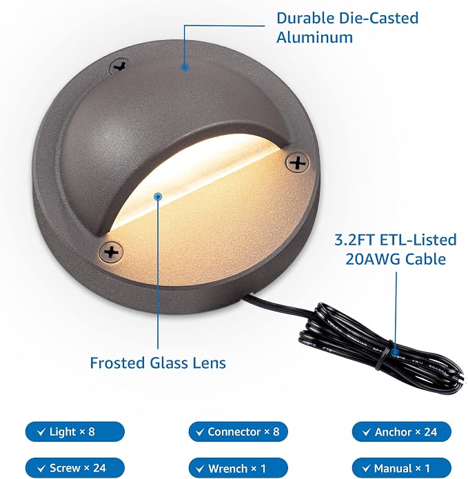 SUNVIE Low Voltage Deck Lights - Image 5