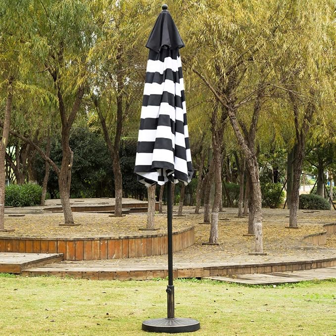 Sunnyglade 9' Patio Umbrella Outdoor Table Umbrella - Image 2