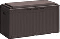 Greesum 100 Gallon Resin Deck Box Large Outdoor Storage Boxes by BuynowfromGreesum
