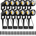 12W LED Landscape Lights Low Voltage, 3000K Warm White 12V AC/DC Waterproof by Unknown