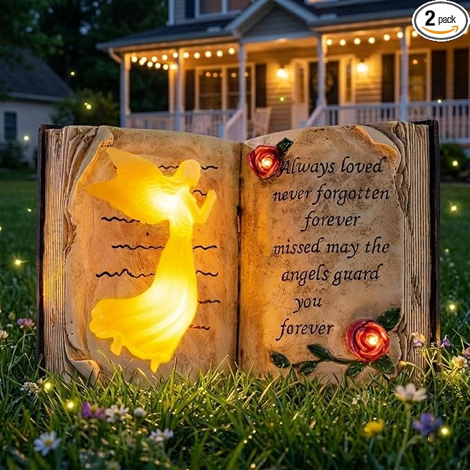 Outdoor Solar Angel Garden Stakes Lights by Candieslife