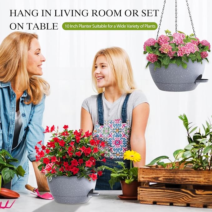 10 Inch Hanging Baskets 2 PC - Image 6