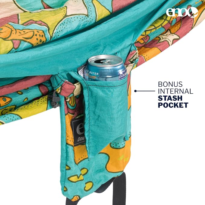 ENO, Eagles Nest Outfitters DoubleNest Lightweight Camping Hammock, 1 to 2 - Image 3