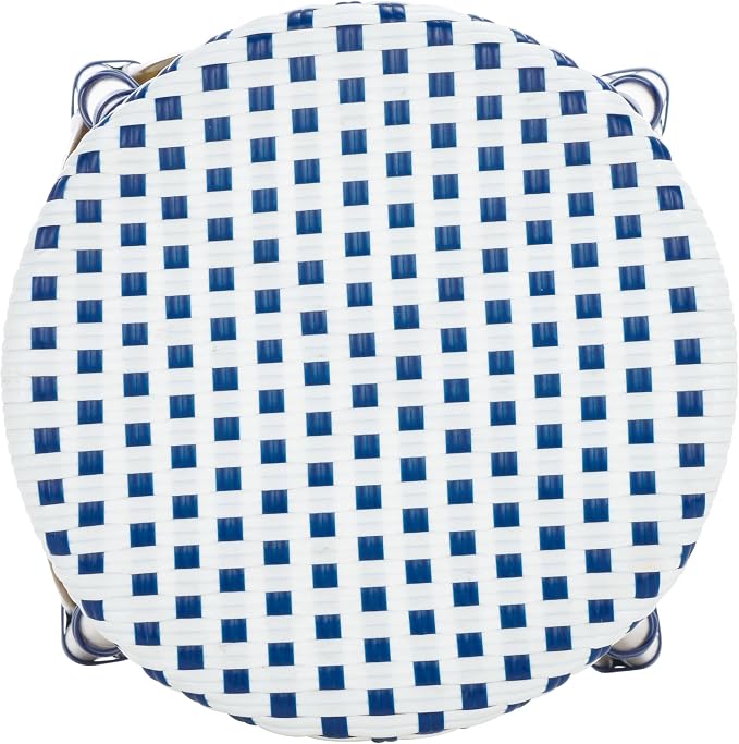 Safavieh Home Collection Kipnuk Blue&White Indoor/ Outdoor Barstool - Image 5