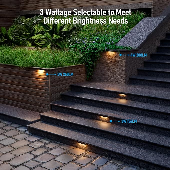 LEONLITE 7 Inch LED Hardscape Lighting, Update Retaining Wall Lights, LED - Image 2