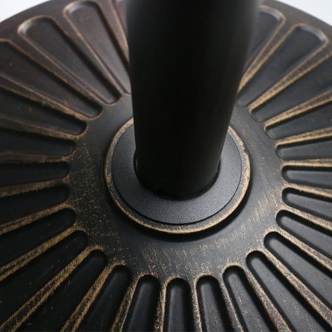 Sunnyglade 18" 30.2-lbs Heavy Duty Round Antiqued Umbrella Base - Image 4