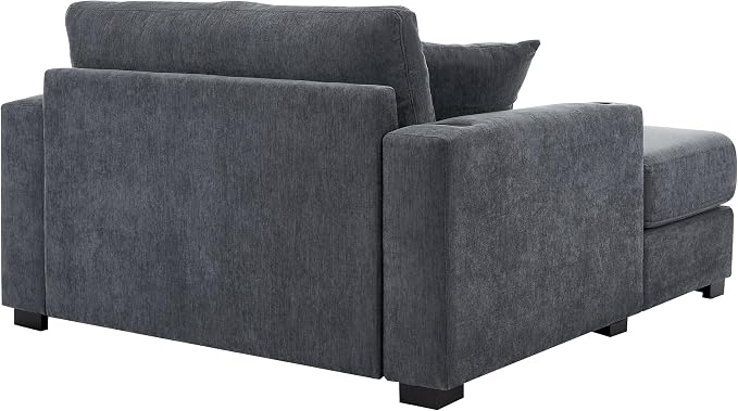 Merax Modern Upholstered Indoor Chaise Lounge - Image 7