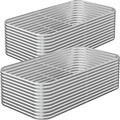 2 Pack Tall 8x3FT Raised Beds for Gardening, Corrugated Galvanized Steel Raised by OZMSHF