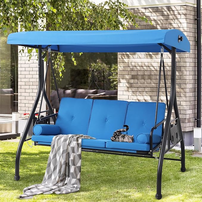 3 Seat Outdoor Porch Swings - Image 9
