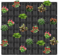 72 Pockets Hanging Planter Bags, Hanging Vertical Wall Mounted Plant Planting by Pehciroe
