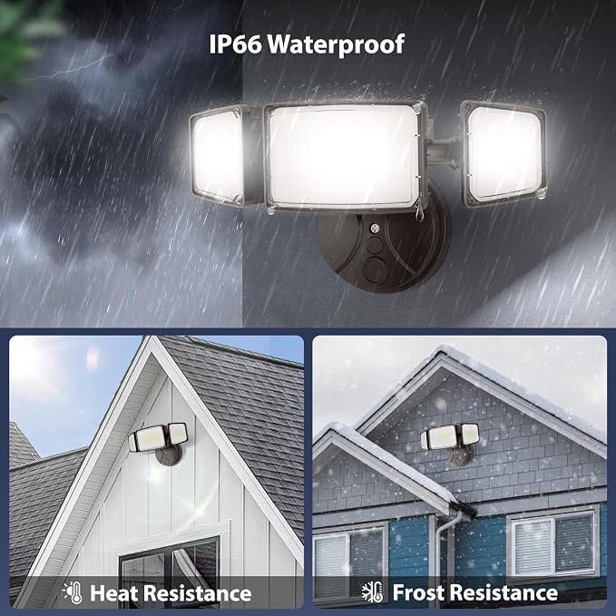 Onforu 100W 11000LM Flood Lights Outdoor, Brightness Security LED Flood Lights - Image 6
