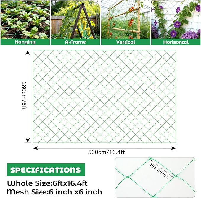 DECYOOL 2 Pieces Trellis Netting - Image 2