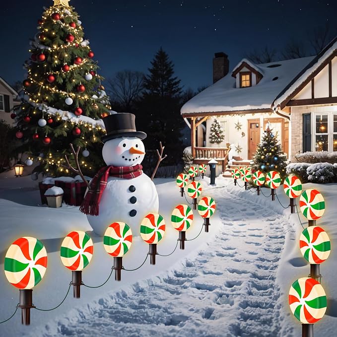 Ultimate Unicorn Christmas Lollipop Pathway Lights - Image 7