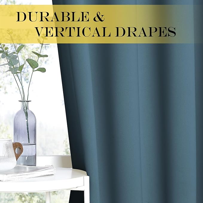 NICETOWN Sliding Door Curtain 108 Inches Long - Image 6