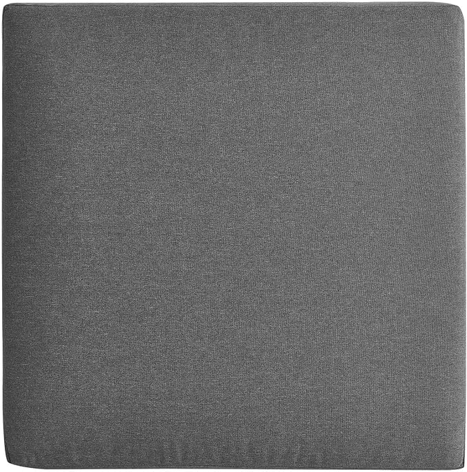Modway Tahoe Aluminum Ottoman in Gray Charcoal - Image 5