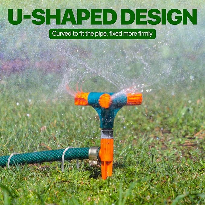 U Shape Garden Stakes 180 Packs 4 Inch 11 Gauge Irrigation Tubing Stakes - Image 5