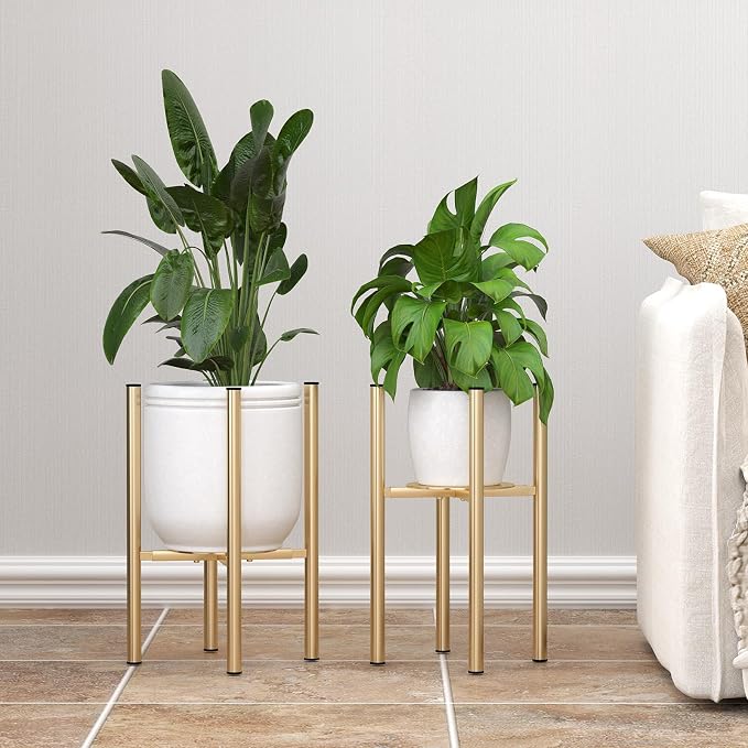 Plant Stand Indoor for 2 Height Options, Mid Century Modern Outdoor Planter by HomecourtyardsInterio
