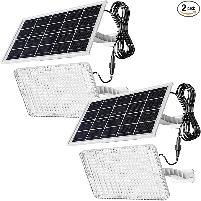 1000 Lumen 299 LED Solar Dusk to Dawn Light Outdoor JACKYLED Solar Powered by JACKYLED